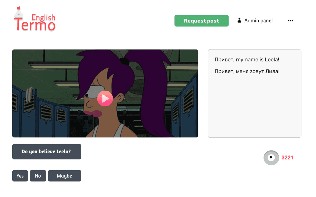 Post page video player example Post page video player example